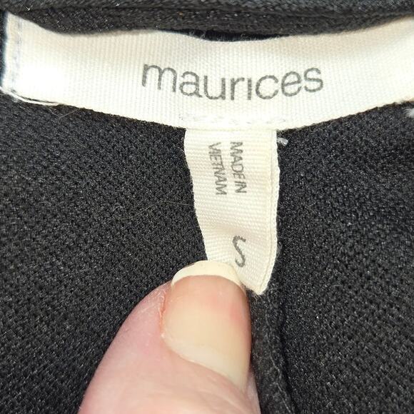 Maurices 8P Women's Blazer Black Suit Coat Petite Size Small S Jacket - Picture 3 of 6